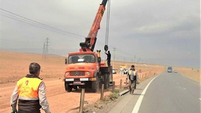 ایمنی تردد در محورهای جادهای جعفرآباد قم ارتقا یافت