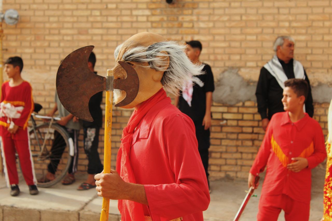 مراسم شبیه‌خوانی در روستای سیدمحمد الهدامه از توابع شهرستان شوش دانیال