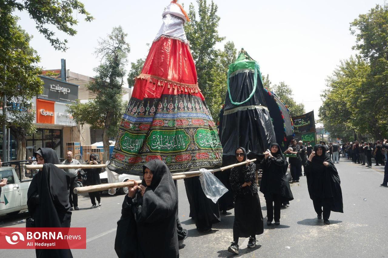 عزاداری روز سوم شهادت امام حسین(ع) در تهران