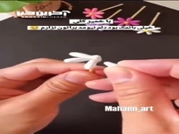 آموزش نحوه ی ساخت گل چینی