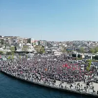 عکس/ تجمع مردم استانبول در حمایت از فلسطین