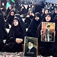 اجتماع باشکوه بانوان زینبی در بیت‌الحسین مهریز