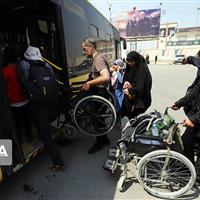 حمل و نقل شهری در سبزوار برای افراد دارای معلولیت شدید رایگان شد