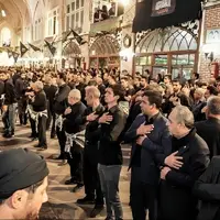 عزاداری بازاریان تبریز در سالروز شهادت امام سجاد(ع)