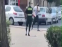 زورگیر مهاجم با تیر پلیس متوقف شد 