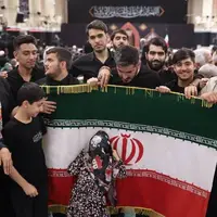 عکس/ قابی زیبا از آخرین شب عزاداری در حسینیه امام خمینی(ره)