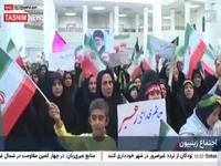 طنین «ای ایران» در اجتماع زینبیون شیراز
