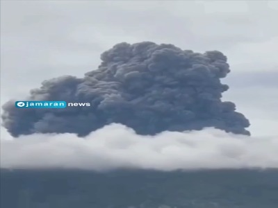 فوران بزرگ در آتشفشان پواس در استان آلاخوئلا کاستاریکا