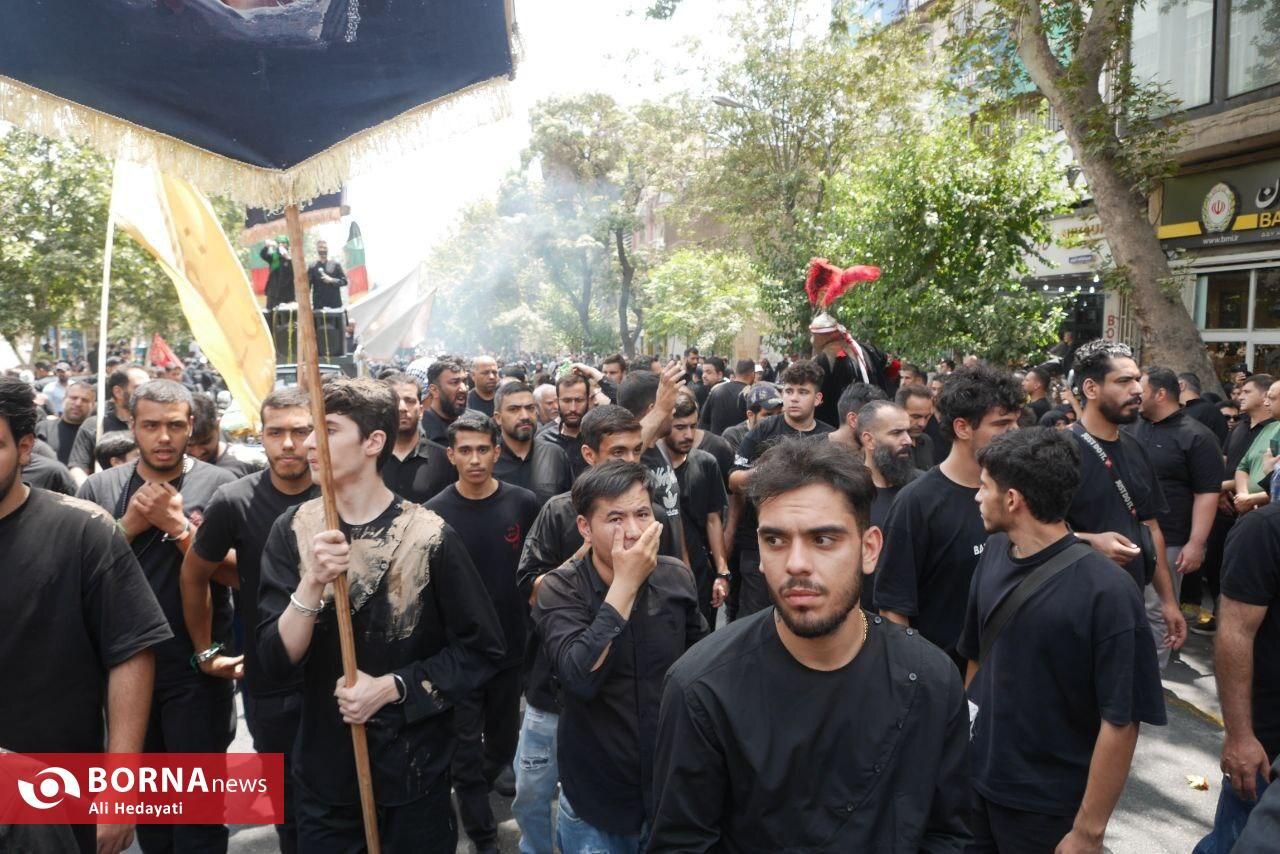 عزاداری روز سوم شهادت امام حسین(ع) در تهران