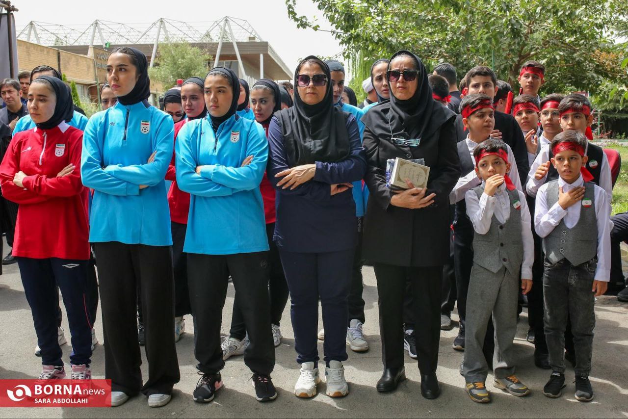 آیین سوگواری و مراسم نذرواره در مرکز ملی فوتبال 
