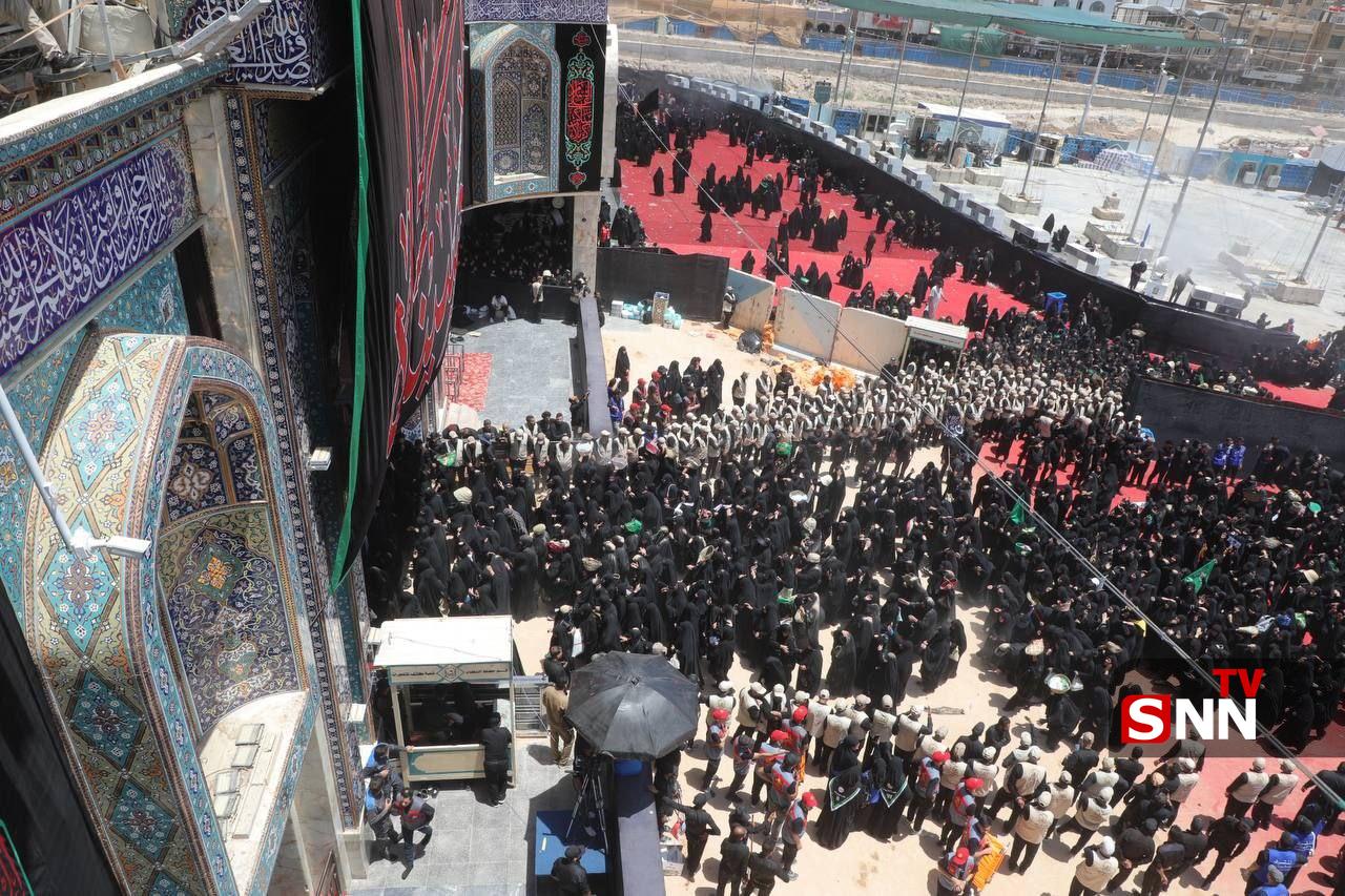 عکس/ ورود دسته بنی اسد به حرم مطهر امام حسین(ع)