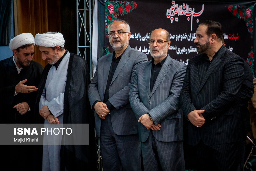 عکس/ مراسم گرامیداشت شهدای حمله رژیم صهیونیستی به زندان اوین