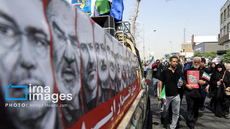 مراسم گرامیداشت شهدای زندان اوین در مسجد ارک برگزار شد
