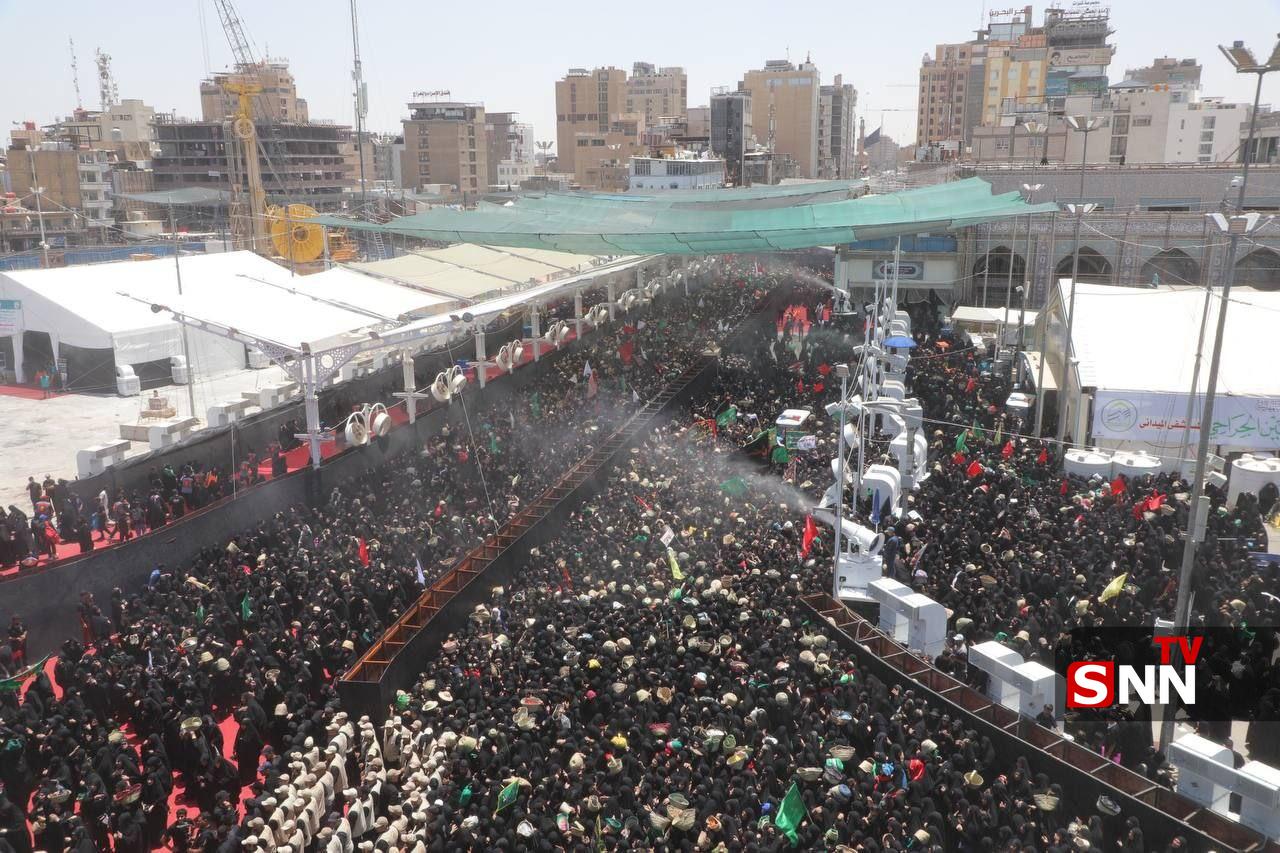 عکس/ ورود دسته بنی اسد به حرم مطهر امام حسین(ع)