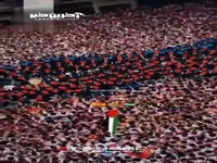 نقاشی عظیم انسانی از نقشه فلسطین