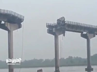 فرو ریختن یک پل در گجرات هند
