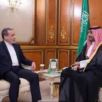 عکس/ دیدار عراقچی با محمد بن سلمان
