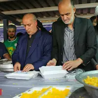 آیین سوگواری و مراسم نذرواره در مرکز ملی فوتبال 