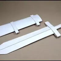 کاردستی بسازیم/ با هم شمشیر بسازیم با کاغذ 