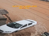 باران شدید و سیل در آذربایجان شرقی