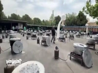 مراسم نذرواره فدراسیون فوتبال به یاد شهدای جنگ تحمیلی 12 روزه