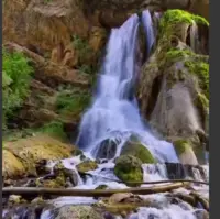 آبشار آب سفید الیگودرز در لرستان