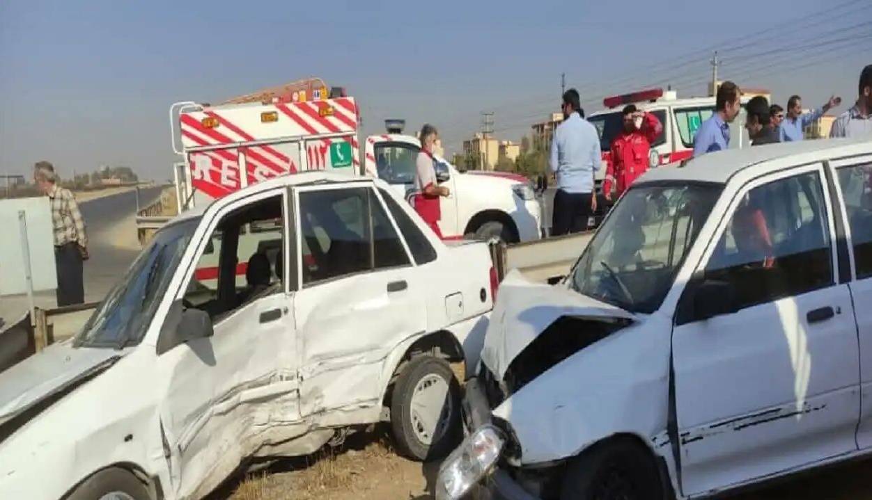 سانحه رانندگی در قزوین ۸ مصدوم برجای گذاشت