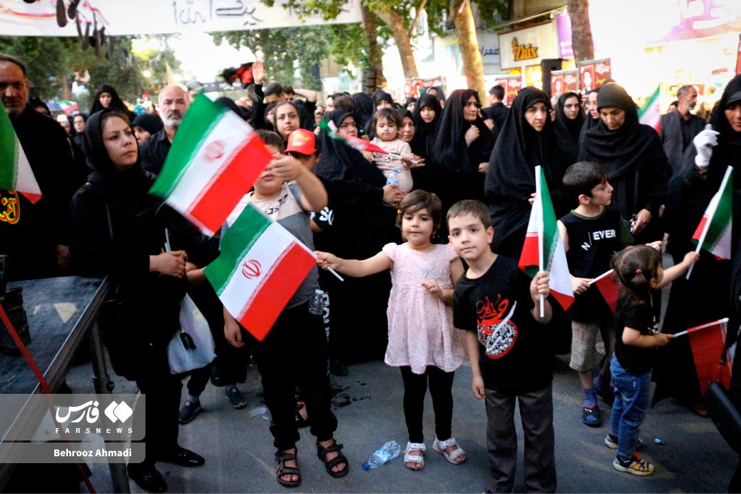 عکس/ بزرگداشت شهدای تجاوز رژیم صهیونیستی در کرمانشاه