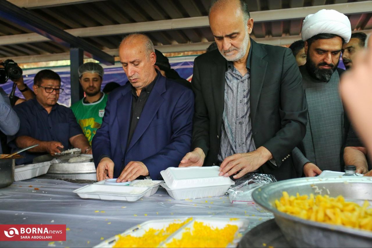 آیین سوگواری و مراسم نذرواره در مرکز ملی فوتبال 