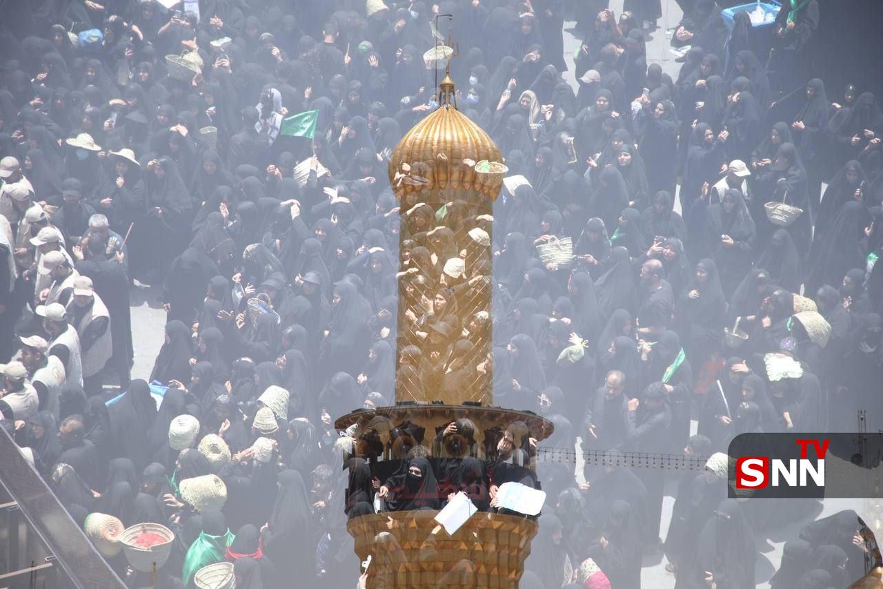 عکس/ ورود دسته بنی اسد به حرم مطهر امام حسین(ع)
