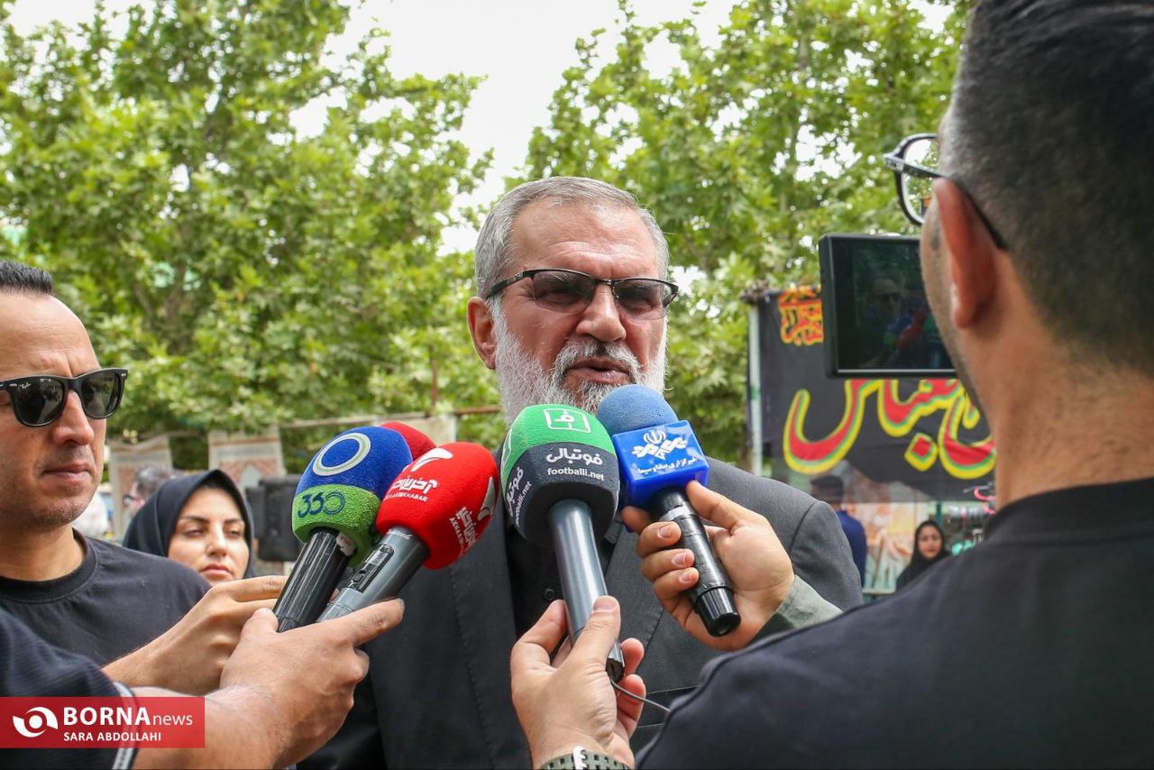 آیین سوگواری و مراسم نذرواره در مرکز ملی فوتبال 