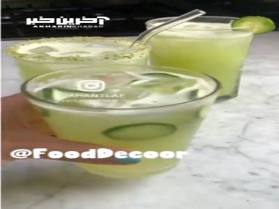 لیموناد خیار خونگی برای گرمای تابستون