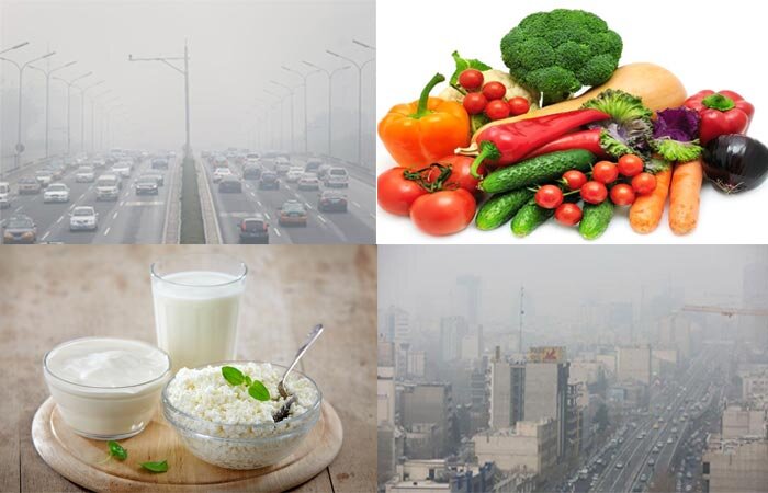 تغییر سبک غذا خوردن در زمان آلودگی هوا