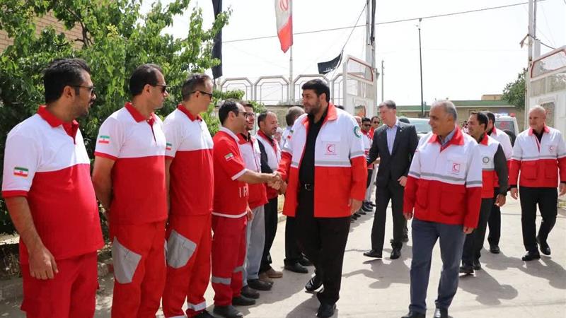 کولیوند: امدادگران هلال احمر در دفاع مقدس ۱۲ روزه خوش درخشیدند