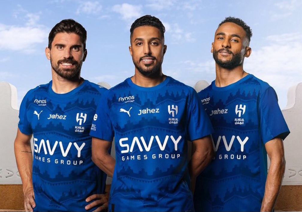 از پیراهن‌های اول و دوم الهلال عربستان برای فصل 26-2025 رونمایی شد