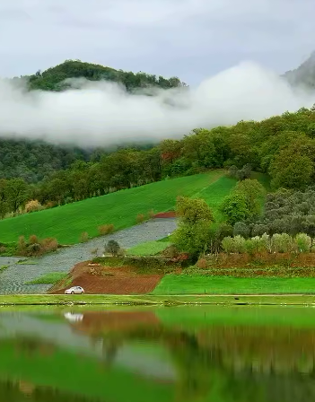 حال و هوای آب بندان شفیع آباد روستای فندرسک گرگان در گلستان