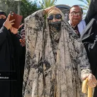 تصویری از عزاداری سنتی قبیله بنی اسد در کربلا