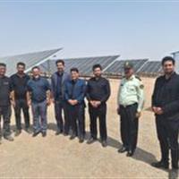 برق تولیدی اولین نیروگاه خورشیدی ندوشن وارد مدار شد