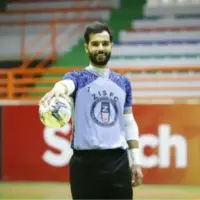 مدعی دروازه تیم ملی فوتسال چشم بسته تمرین می‌کند