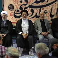 مراسم عزاداری هیئت جامعه اسلامی ورزشکاران در حسینیه جماران