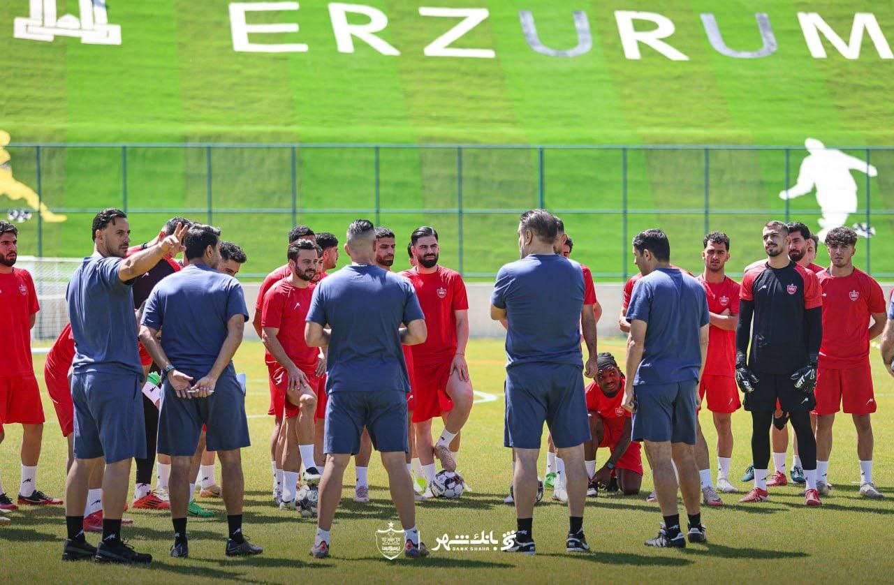  نخستین تمرین پرسپولیس در ترکیه زیر نظر وحید هاشمیان