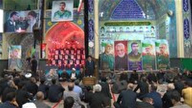 بزرگداشت سردار محمود باقری و دانشمندان هسته‌ای در رکن آباد میبد