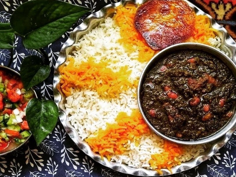 آموزش گام به گام پخت خورشت سبزی