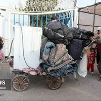 عکس/ خروج شهروندان افغانستانی اخراجی از مرز دوغارون تایباد در خراسان رضوی  