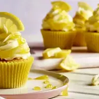 کاپ کیک لیمو با چای محشر میشه
