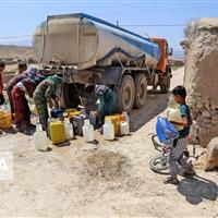 ۶۰ تانکر آب در قالب پویش نذر آب در روستاهای خراسان شمالی توزیع شد