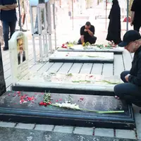 قالیباف به مزار شهدای حملات رژیم صهیونیستی بهشت‌ زهرا رفت