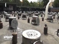 گزارشی از نذری فدراسیون فوتبال با حضور اهالی و جامعه ورزش