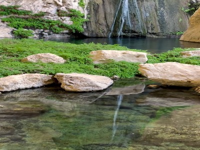 آبشار اودال در روستای سرچشمه بوشهر