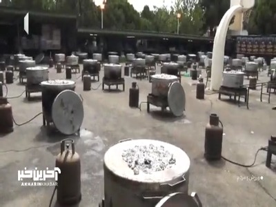 گزارشی از نذری فدراسیون فوتبال با حضور اهالی و جامعه ورزش